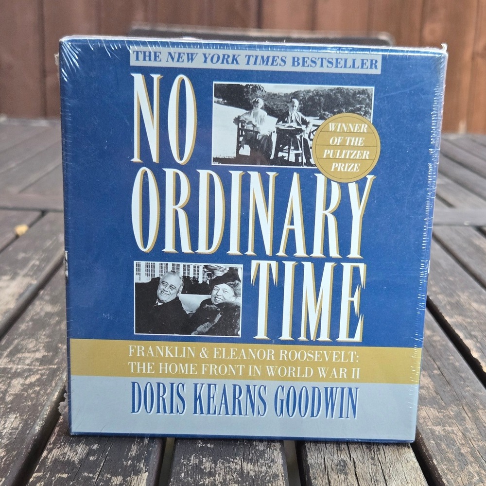 No Ordinary Time Doris Kearns Goodwin 6 CD Audio Book WWII Roosevelt